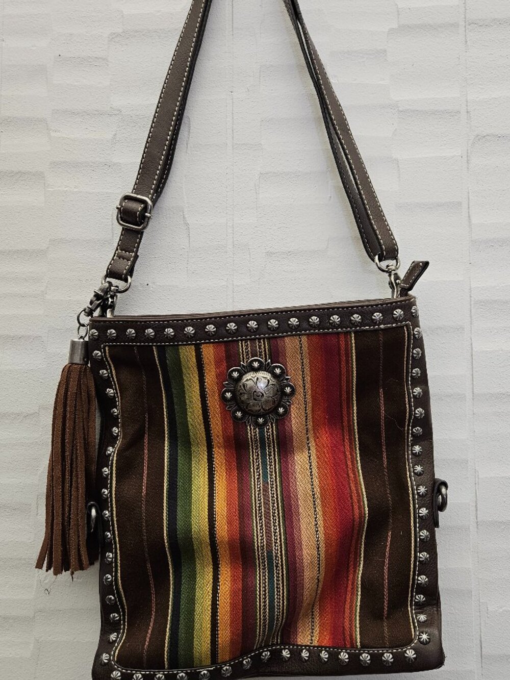 Blazin' Roxx leather shoulder bag